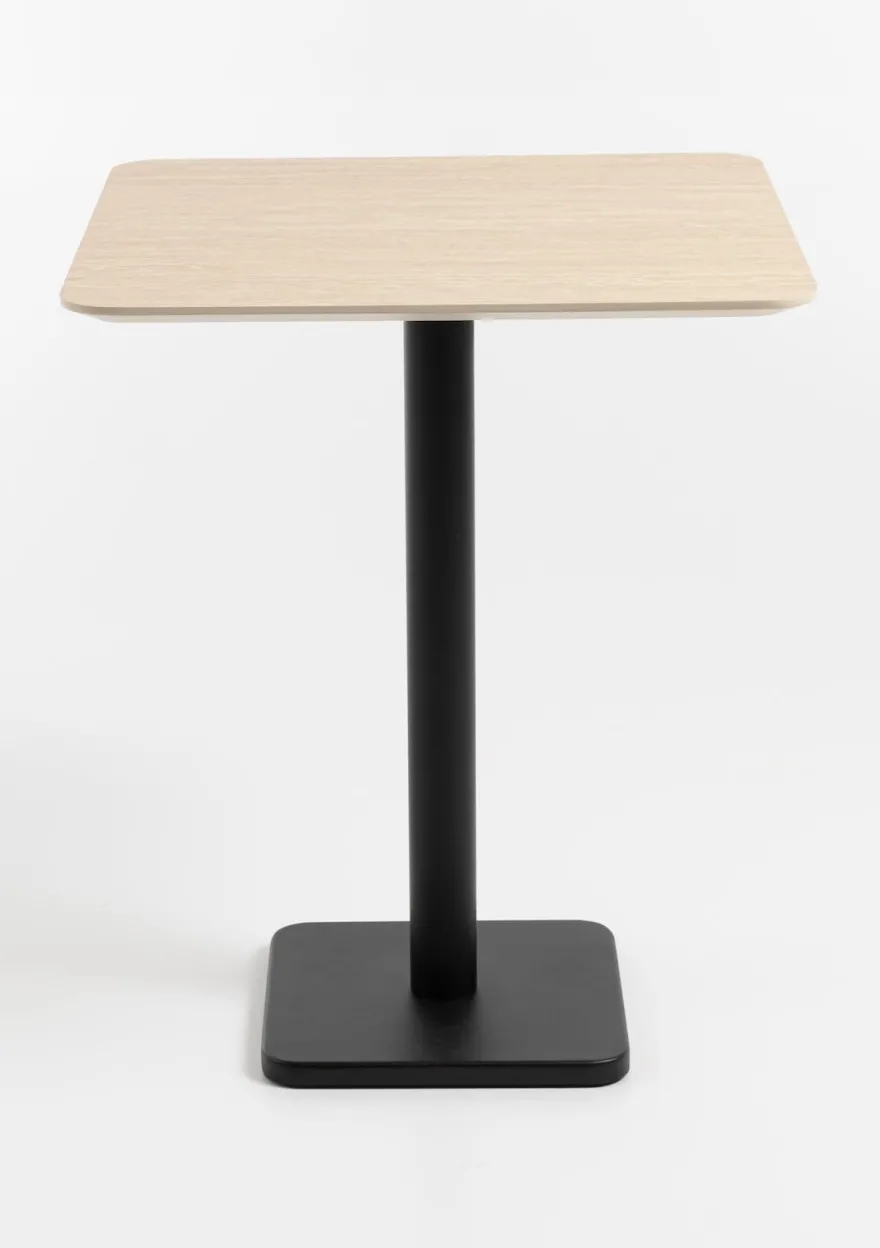 COCOmaison, Brest bartafel Travertine 75x75cm - zwart