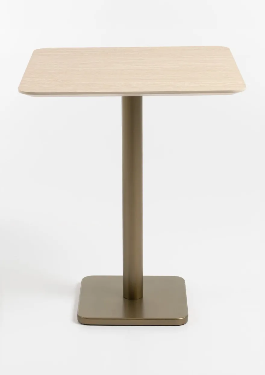 COCOmaison, Brest bartafel Travertine 75x75cm - zwart