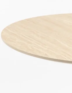 COCOmaison, Brest bartafel Travertine D80cm - zwart