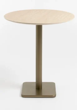 COCOmaison, Brest bartafel Travertine D80cm - zwart