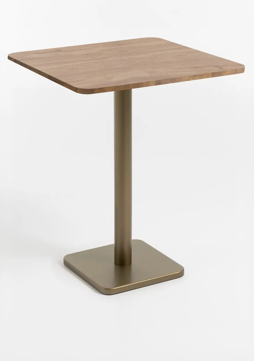 COCOmaison, Brest bartafel vintage oak 75x75cm - Zwart
