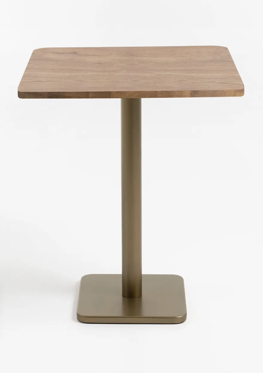 COCOmaison, Brest bartafel vintage oak 75x75cm - Zwart