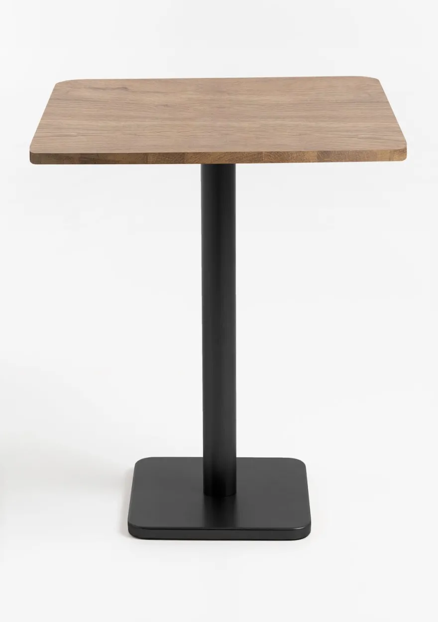 COCOmaison, Brest bartafel vintage oak 75x75cm - Zwart
