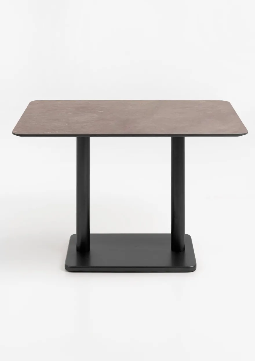 COCOmaison, Brest bistrotafel stone rust 120x75cm - Goud