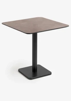 COCOmaison, Brest bistrotafel stone rust 75x75cm - zwart