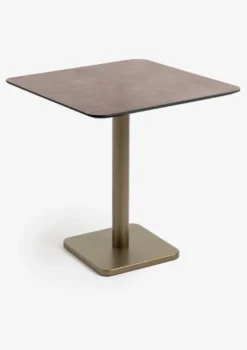 COCOmaison, Brest bistrotafel stone rust 75x75cm - zwart