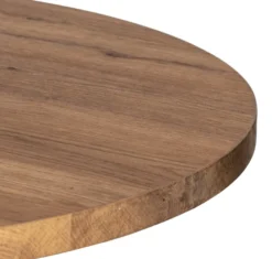 COCOmaison, Brest bistrotafel vintage oak D80cm - zwart