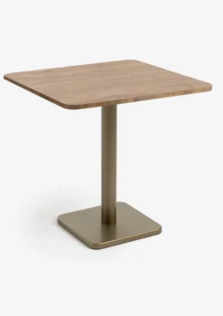 COCOmaison, Brest bistrotafel vintage oak 75x75cm - zwart