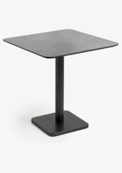 COCOmaison, Brest bistrotafel stone anthracite 75x75cm - zwart
