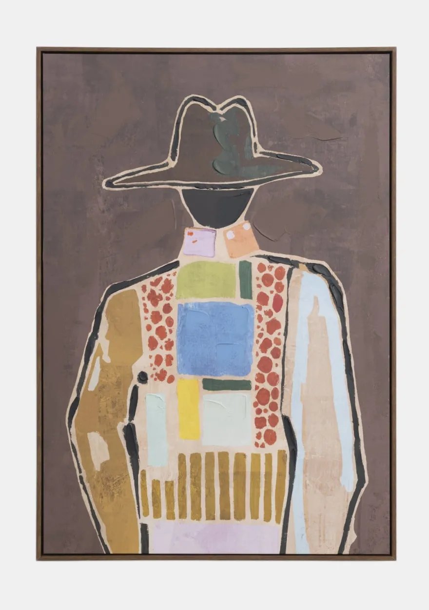 COCOmaison, Cowboy schilderij 70x100cm - Multikleur