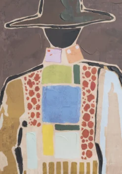 COCOmaison, Cowboy schilderij 70x100cm - Multikleur