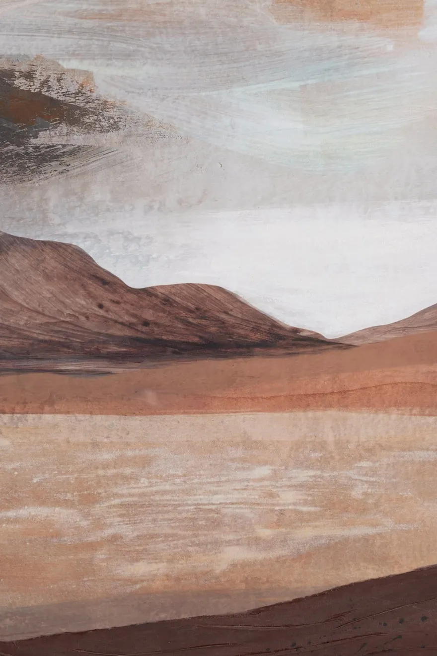 COCOmaison, Desert schilderij 100x140cm - Bruin