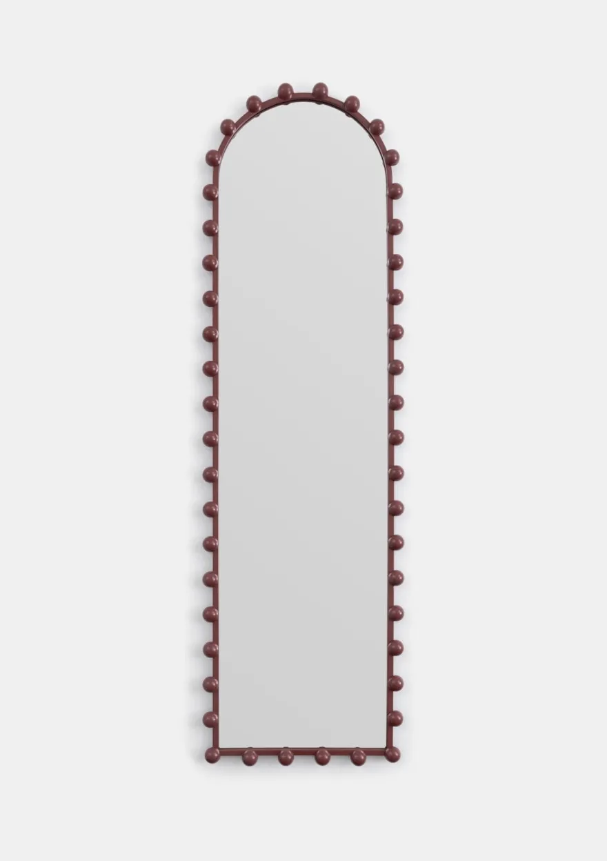 COCOmaison, Donny spiegel 50x170cm - Bordeaux