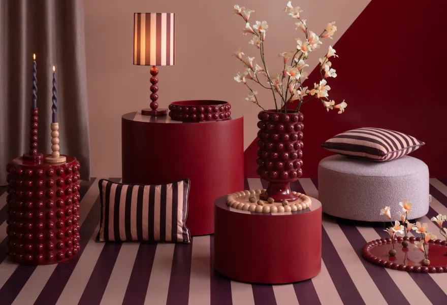 COCOmaison, DOTS kruk h47cm - Ruby