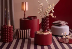 COCOmaison, DOTS kussen 45X45cm - Ruby