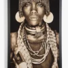 COCOmaison, Hamar Woman schilderij 75x125cm - Bruin