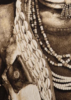 COCOmaison, Hamar Woman schilderij 75x125cm - Bruin