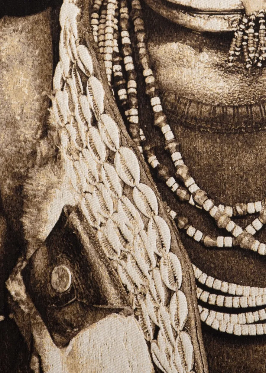 COCOmaison, Hamar Woman schilderij 75x125cm - Bruin