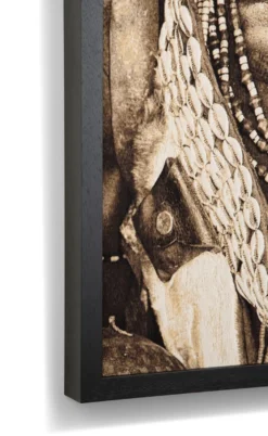 COCOmaison, Hamar Woman schilderij 75x125cm - Bruin