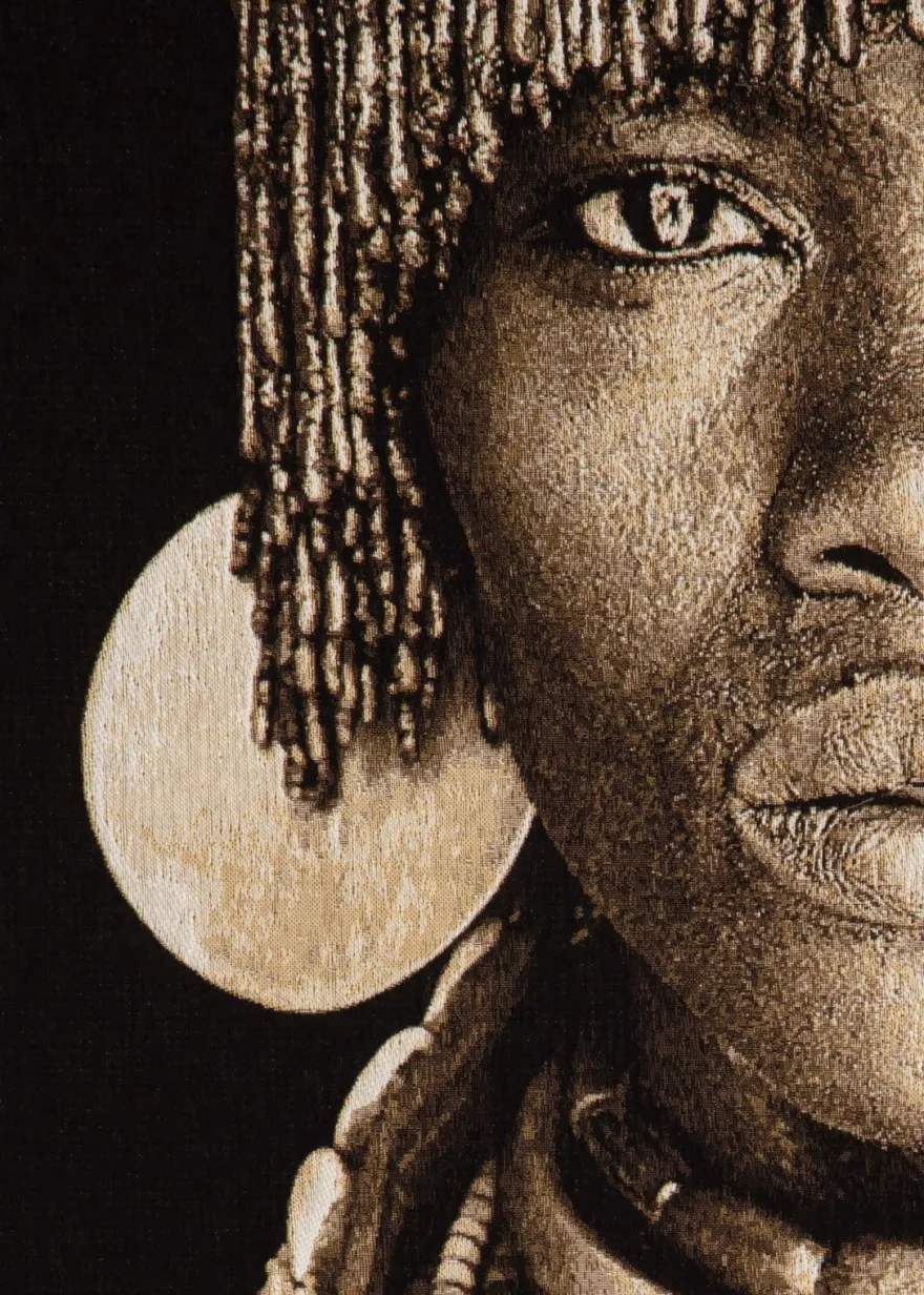 COCOmaison, Hamar Woman schilderij 75x125cm - Bruin