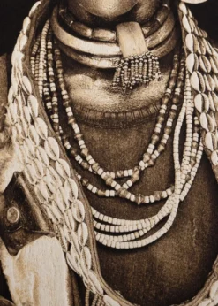 COCOmaison, Hamar Woman schilderij 75x125cm - Bruin