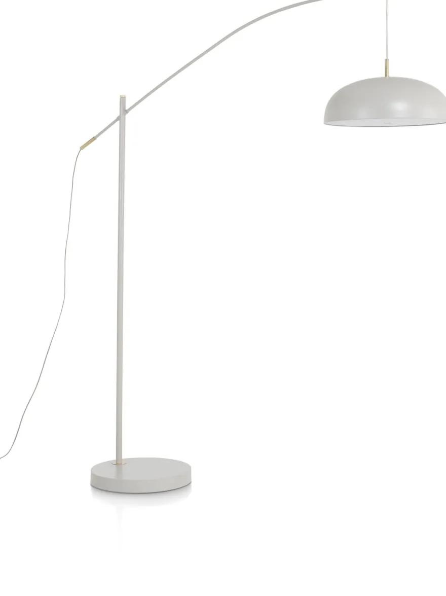 COCOmaison, Hugo boog vloerlamp 3*E27 - Grijs