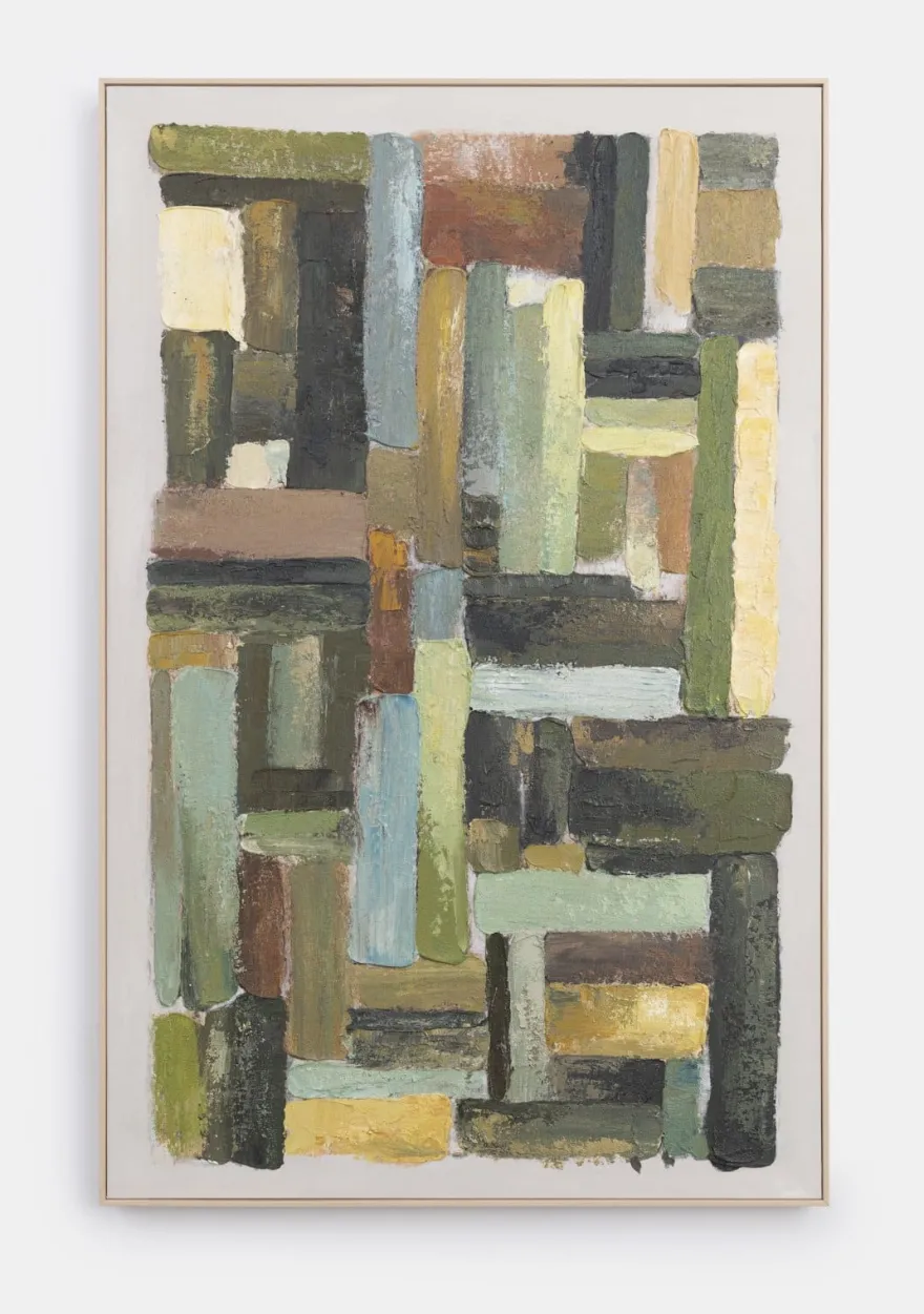 COCOmaison, Lia schilderij 90x140cm - Groen