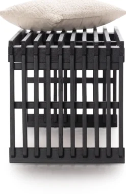 COCOmaison, Lino bankje 96cm - Bruin