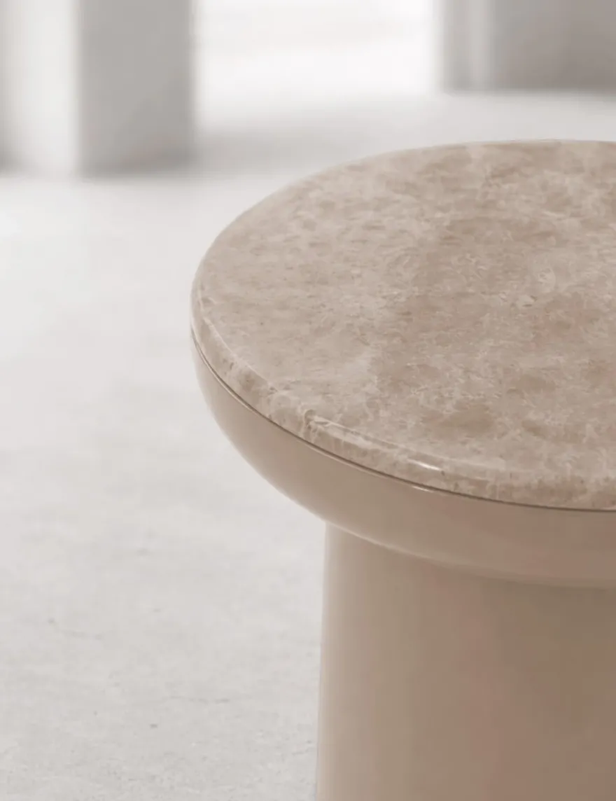 COCOmaison, Maurits bijzettafel h50cm - Beige
