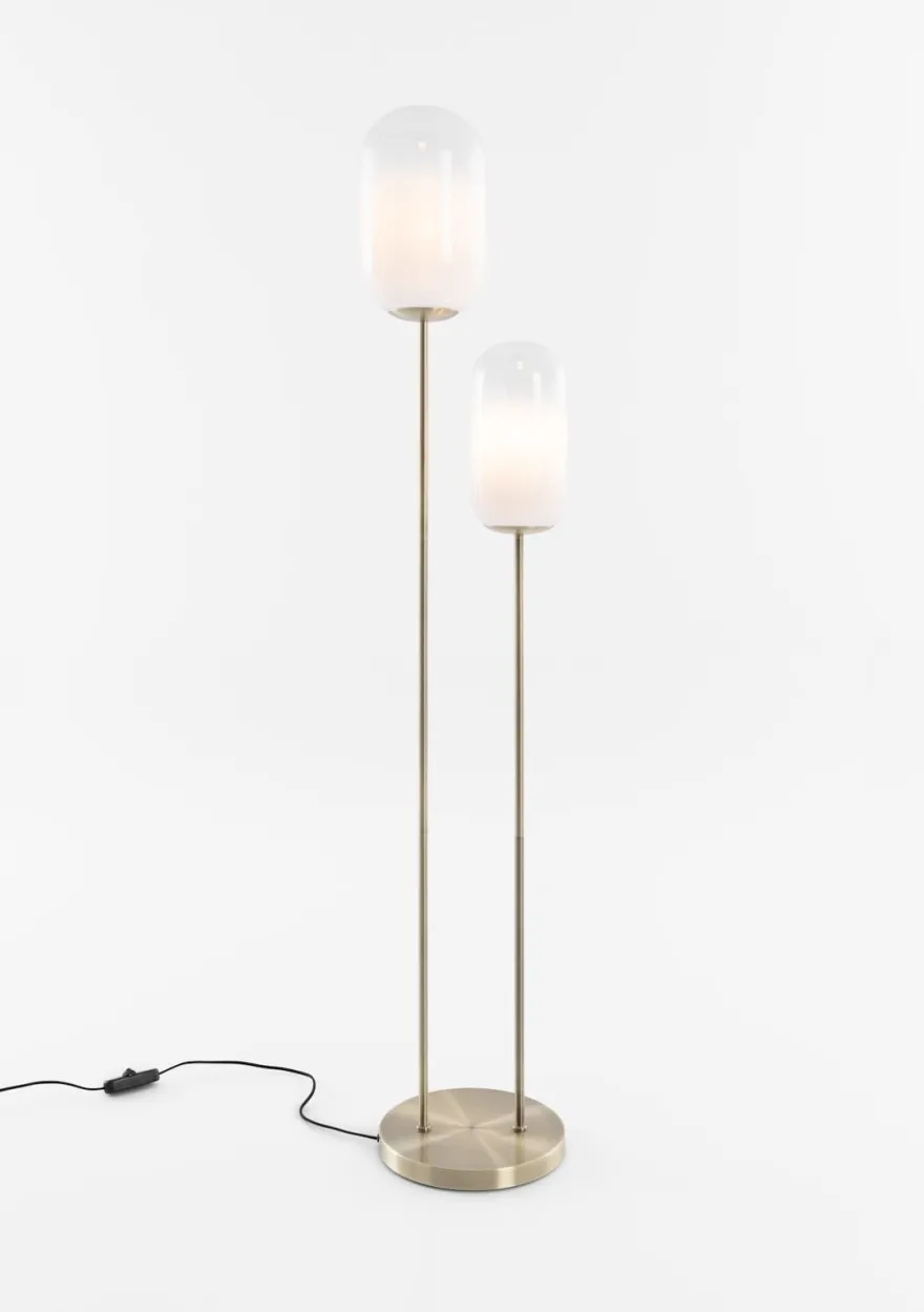 COCOmaison, Milky vloerlamp 2*E27 - Wit