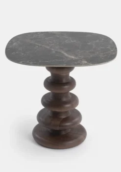 COCOmaison, Orbit bijzettafel H44cm - Bruin