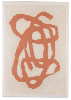 COCOmaison, Organic Abstract set van 2 schilderijen 70x100cm - Oranje