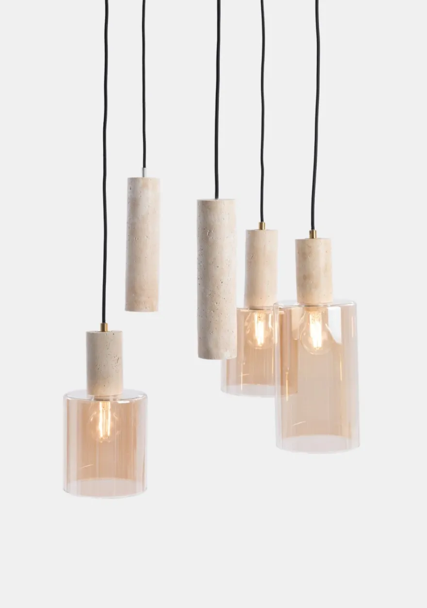 COCOmaison, Pimmy hanglamp 3*e27 2*gu10 - Crème