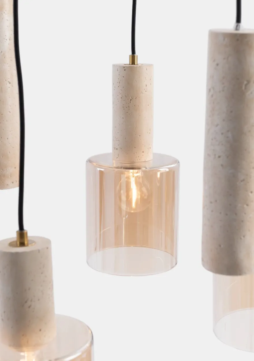 COCOmaison, Pimmy hanglamp 3*e27 2*gu10 - Crème