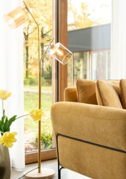 COCOmaison, Pimmy vloerlamp 2*e27 - Beige