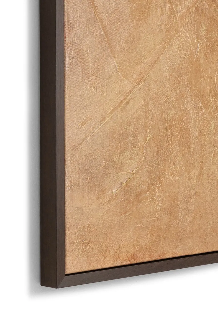 COCOmaison, Raeven schilderij 90x120cm - Oker
