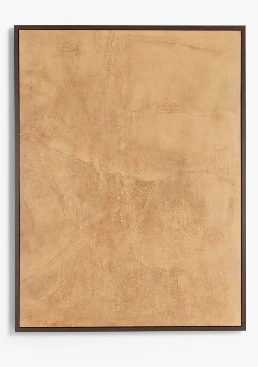 COCOmaison, Raeven schilderij 90x120cm - Oker