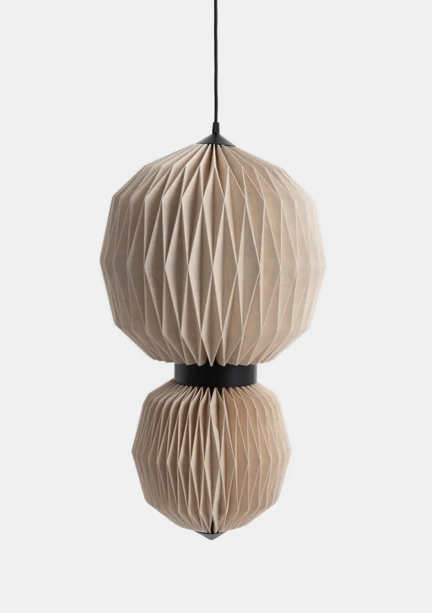 COCOmaison, Rikke hanglamp 2*E27 D40cm - Beige