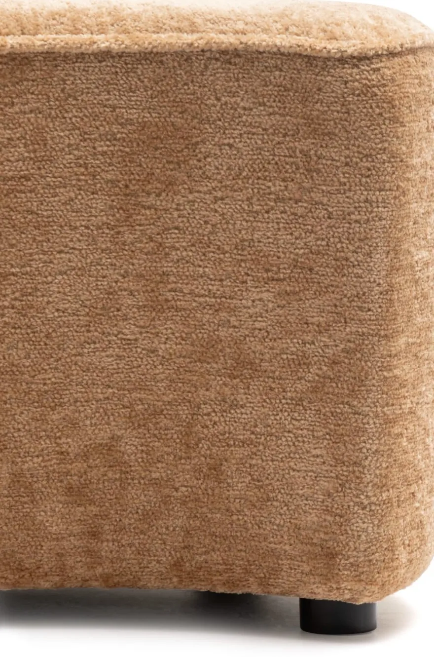 COCOmaison, Roan poef maan H44cm - Creme