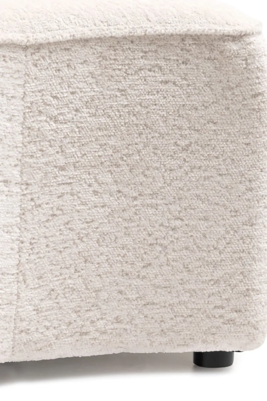 COCOmaison, Roan poef maan H44cm - Creme