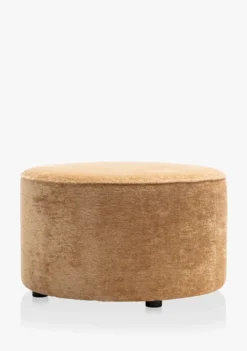 COCOmaison, Roan poef rond H44cm - Creme