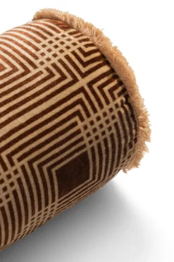 COCOmaison, Robbie bolster kussen 45x18cm - Bruin