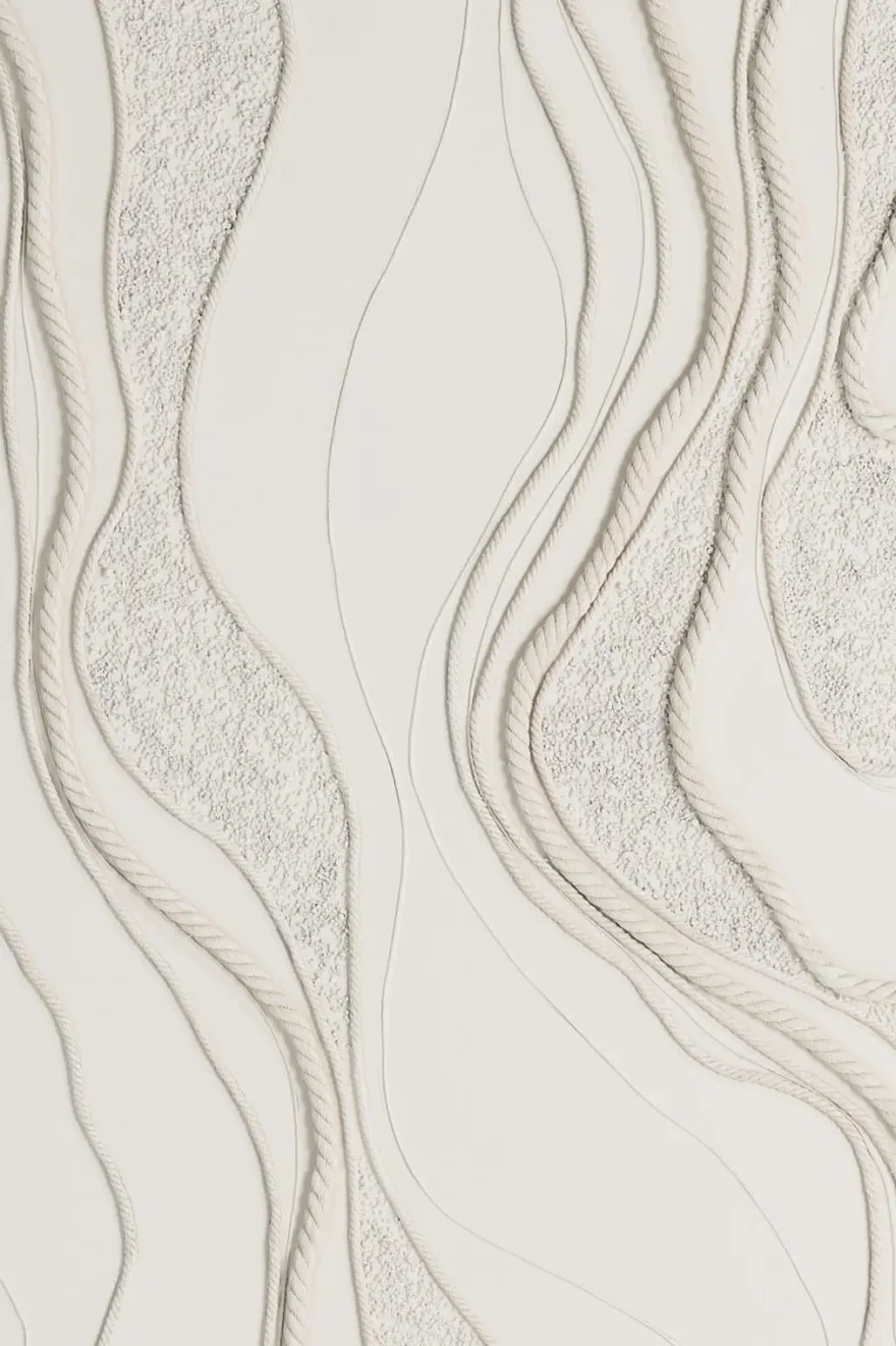 COCOmaison, Rope schilderij 100x150cm - Crème