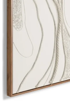 COCOmaison, Rope schilderij 100x150cm - Crème