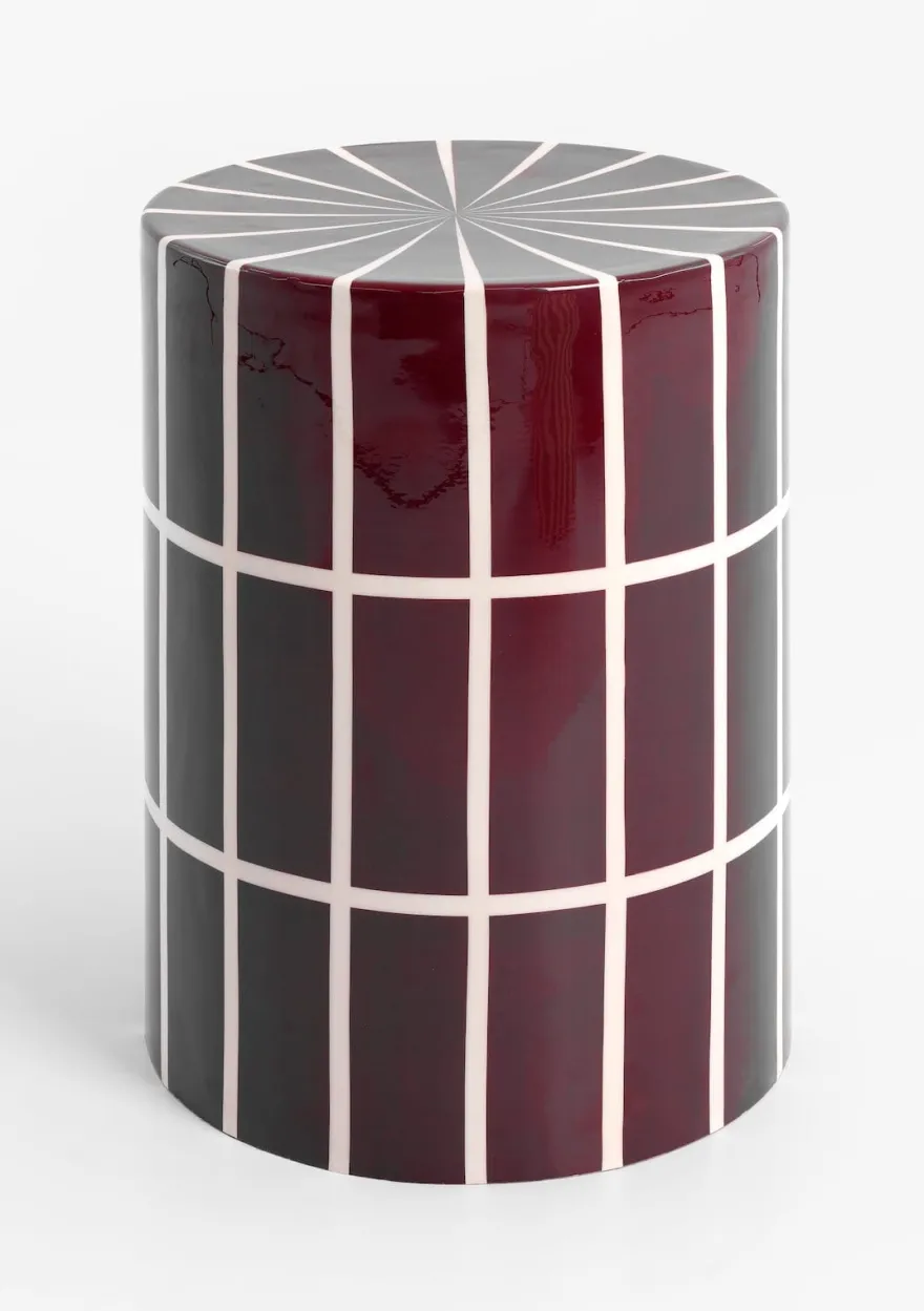 COCOmaison, Skye bijzettafel H45cm - Bordeaux
