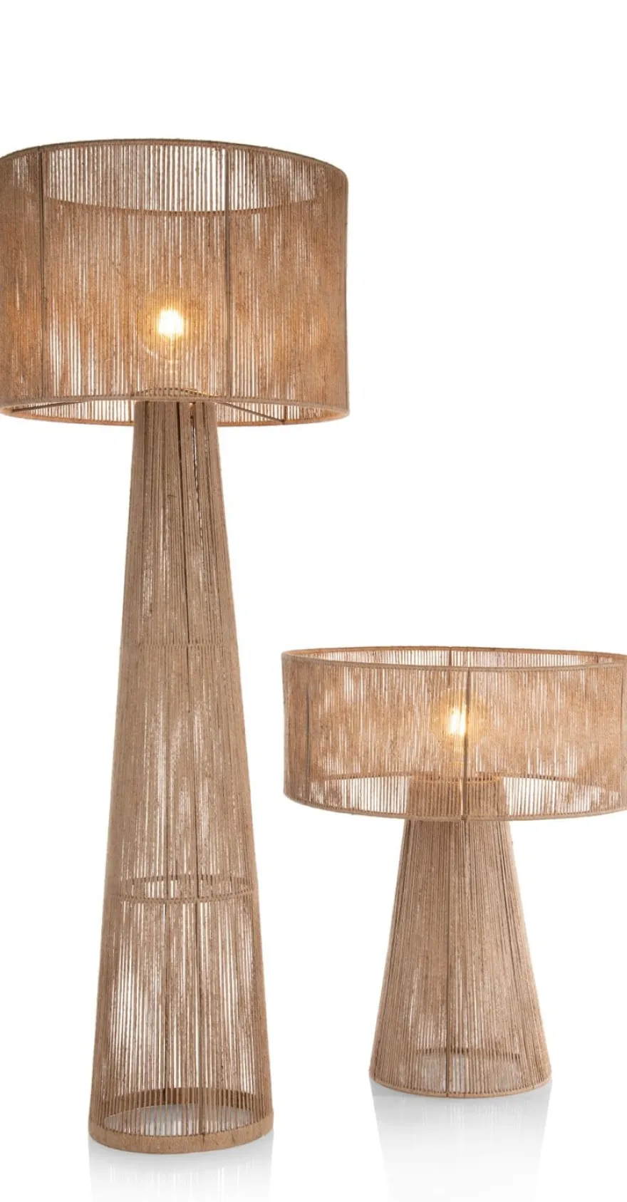 COCOmaison, Tali tafellamp 1*E27 H57cm - Natural
