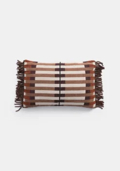 COCOmaison, Tassel kussen 35x55cm - Bruin