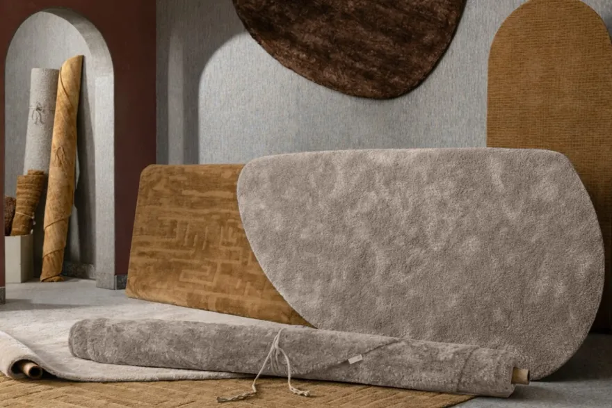 COCOmaison, Timeless Arawood karpet 220x300cm - Beige