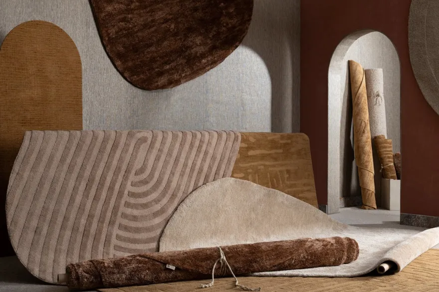 COCOmaison, Timeless Arch karpet 190X290cm - Taupe