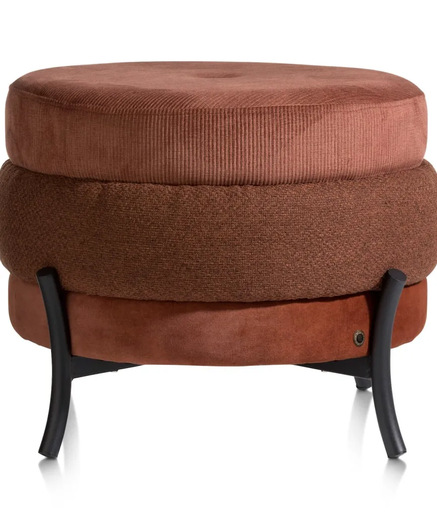 COCOmaison, Timeless - Macaron poef H43cm - koper